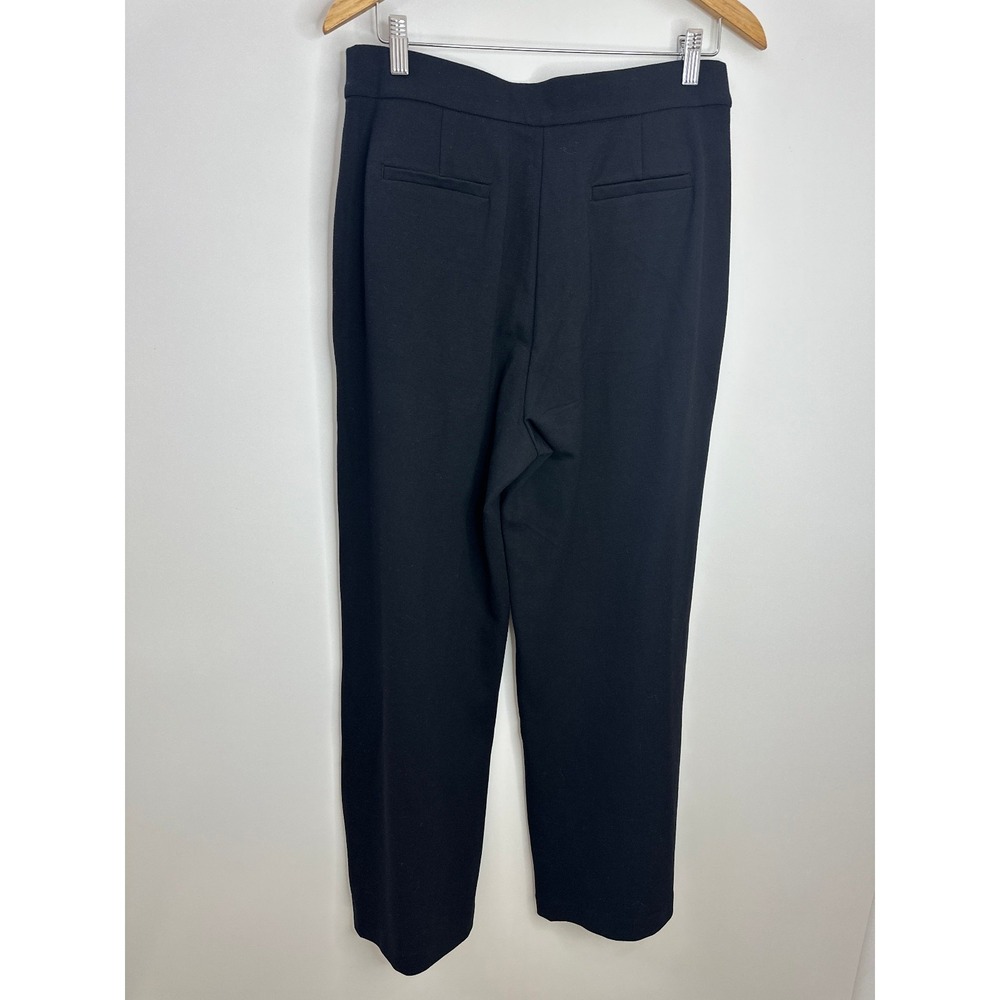 NWT Quince Ultra-Stretch Ponte Bootcut Pants Size 12 Black Office Professional - Picture 8 of 14